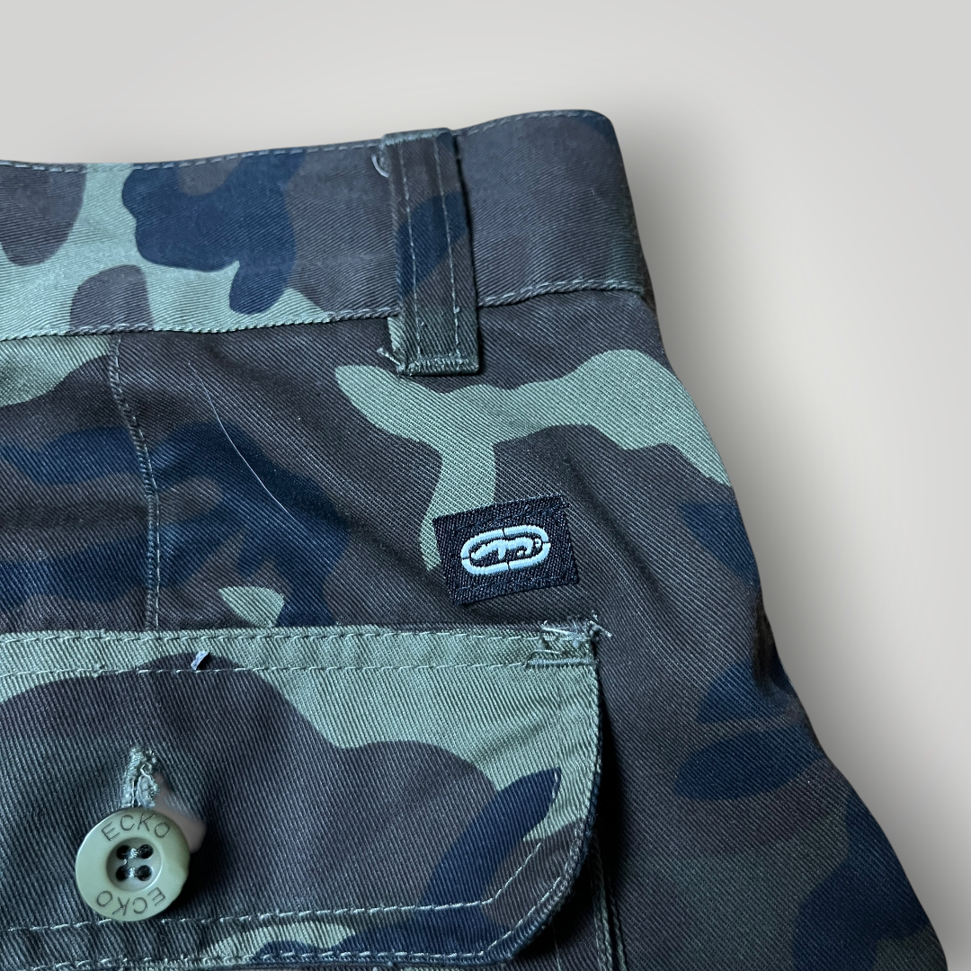 ECKO UNLTD Vintage 2000's Baggy Camo Baggy Jorts Shorts