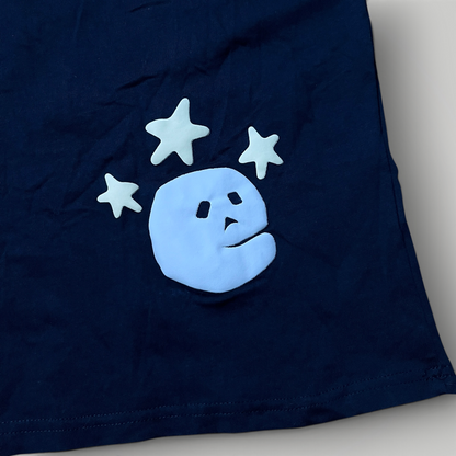 Broken Planet "Cosmic Peaks" 2022 Y2K Heavy Cotton Boxy Puff Print Graphic T-Shirt