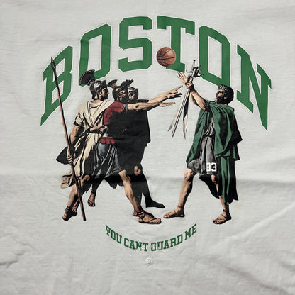 Independent Republic "Boston Legend" Roman Style Heavy Cotton NBA Basketball Graphic Jersey T-Shirt