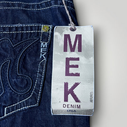 MEK Denim Vintage 2000's Y2K  Distressed Bootcut Jeans