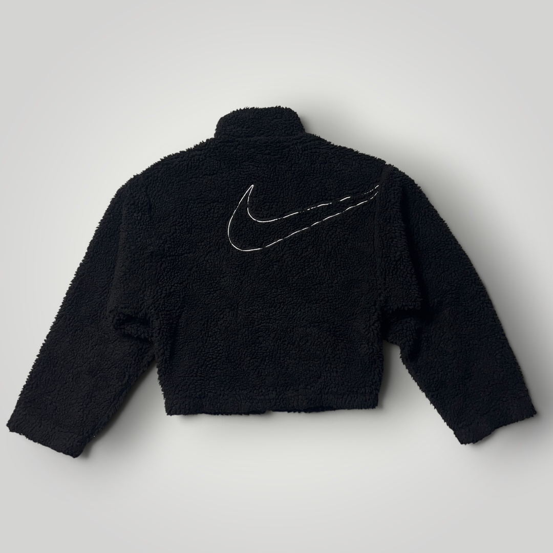 Nike Cropped Sherpa Y2K Fleece Jacket (Дамско)