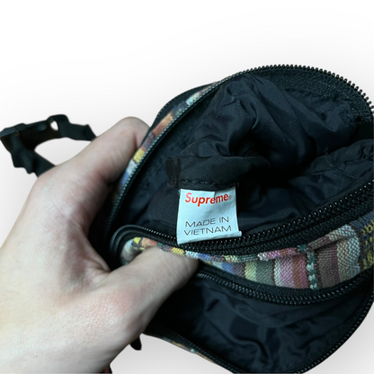 Supreme "Woven Stripe SS20" Multicolor Waist Bag