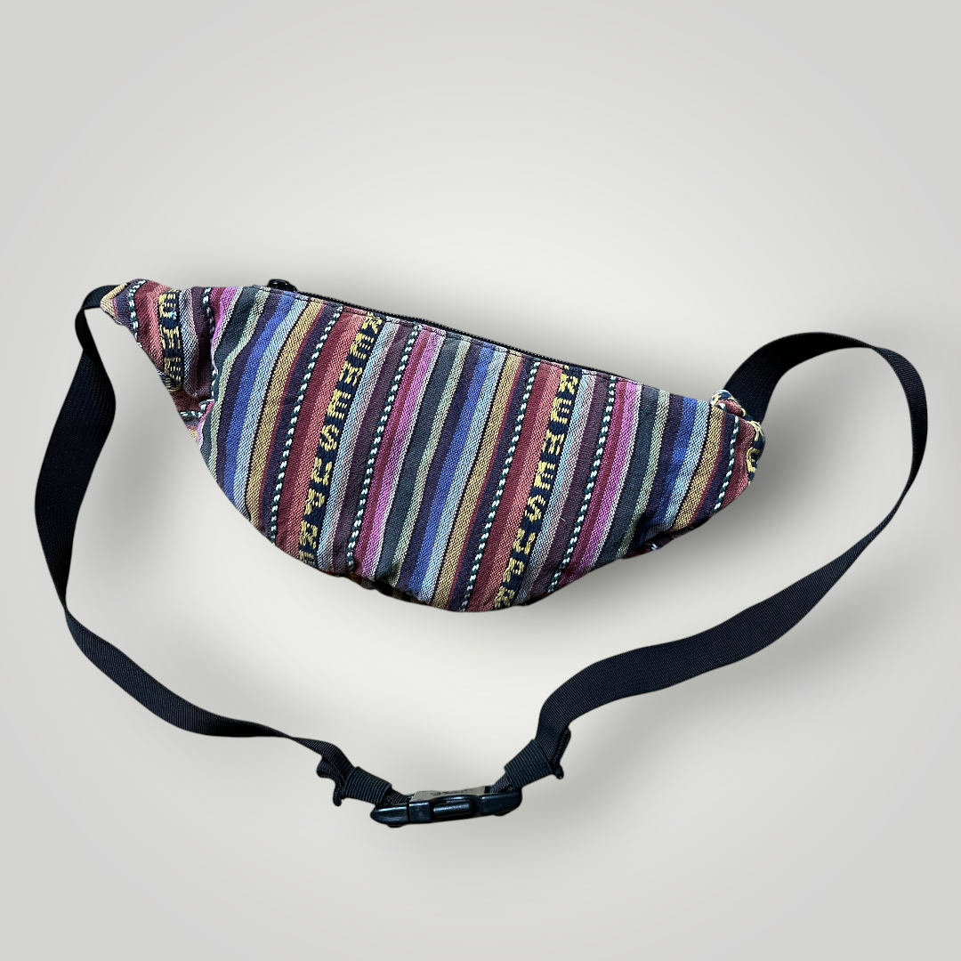 Supreme Box Logo Fanny Pack "Woven Stripe SS20"