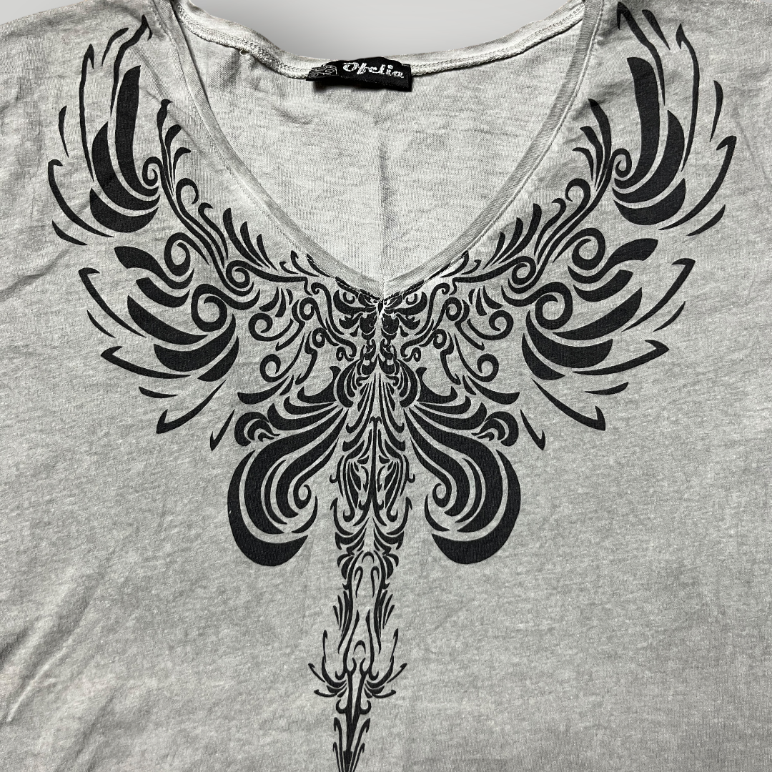 Otelia Vintage 2000's Y2K Fairy Grunge Graphic T-Shirt (Дамско)