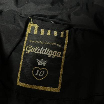 Gold Digga Y2K Puffer Fur Jacket (Дамско)