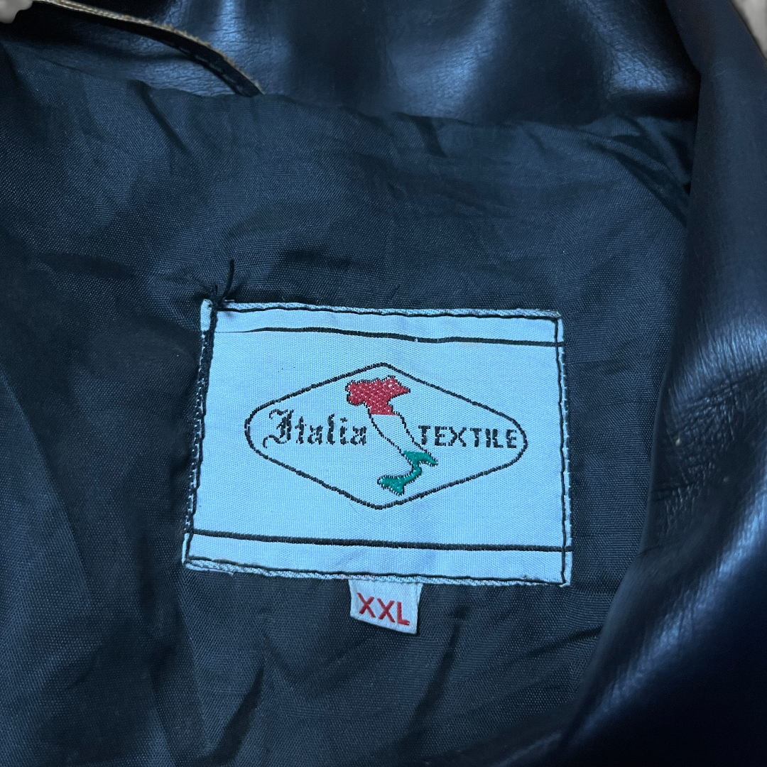 Vintage 80's/90's Lightweight Biker Leather Brando Jacket