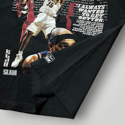Mitchell & Ness x SLAM Magazine Vince Carter New Jersey Nets "Dont Call it A Comeback" Tubular Knit Heavy Cotton Graphic T-Shirt