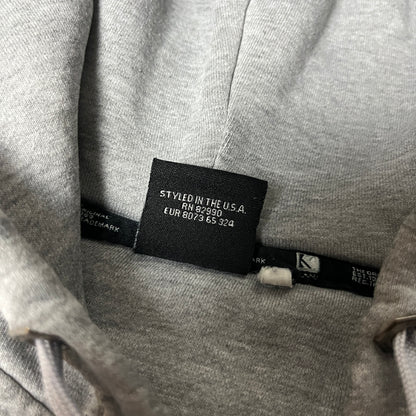 Karl Kani Heavy Cotton Oversized Y2K Hip-Hop Embroidered Zip-Up Hoodie