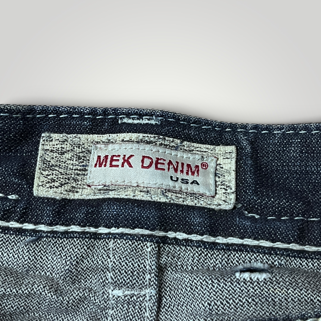 MEK Denim Vintage 2000's Y2K  Distressed Bootcut Jeans
