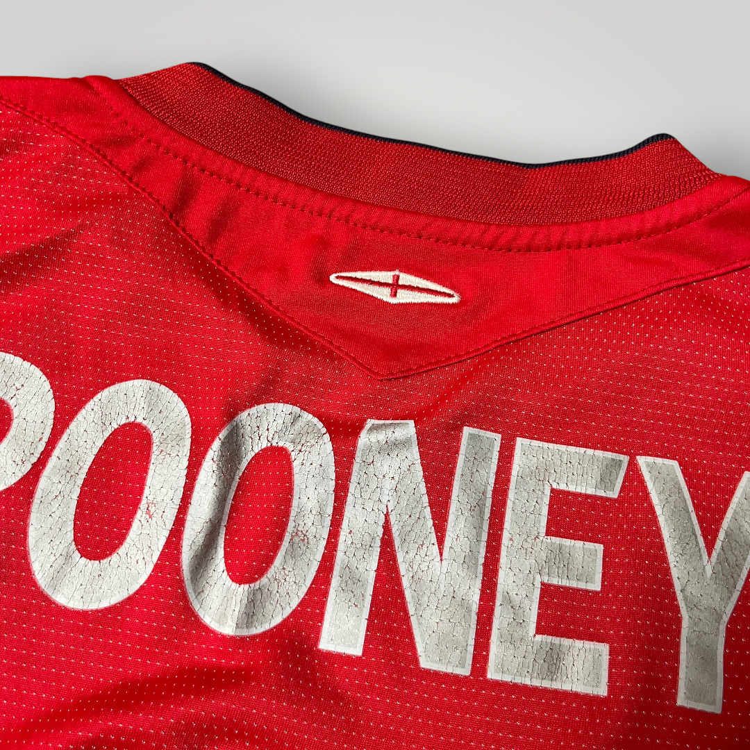 Umbro England 2004/2006 Away #9 Rooney Football Jersey T-Shirt