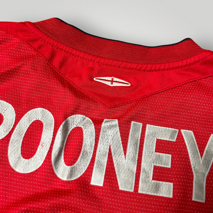 Umbro England 2004/2006 Away #9 Rooney Football Jersey T-Shirt