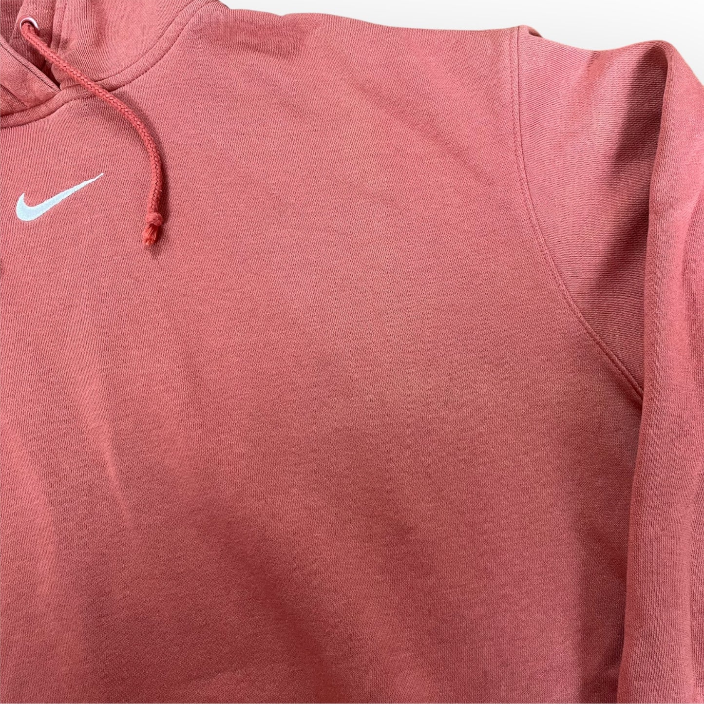 Nike Center Swoosh Boxy Peach Pink Oversized Boxy Hoodie