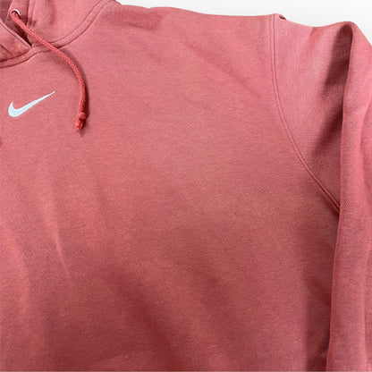 Nike Center Swoosh Boxy Peach Pink Oversized Boxy Hoodie