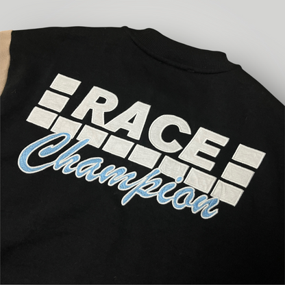 Stradivarius STR Vintage Style Nascar Rushrace Oversized Boxy 3/4 Sleeve Y2K Racing Jacket