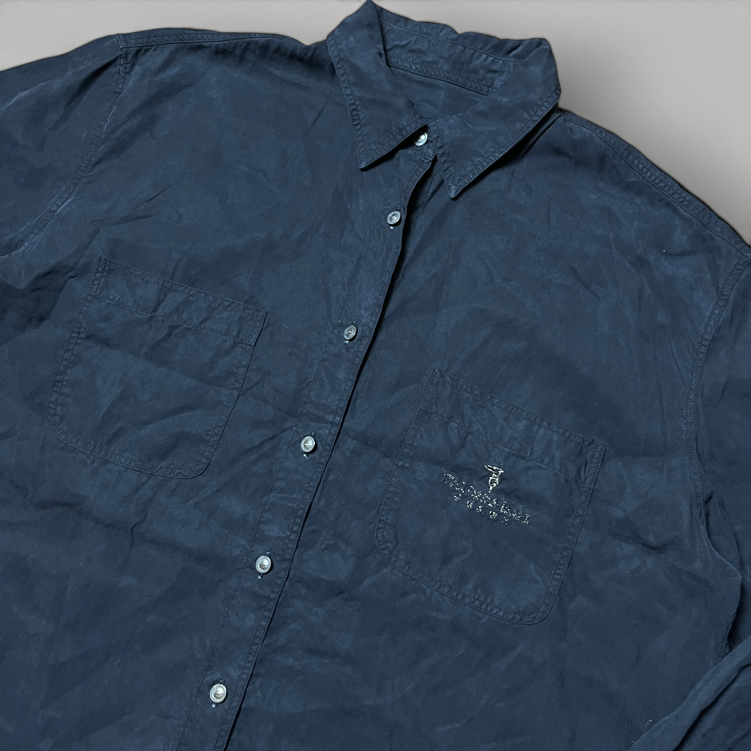 TRUSSARDI Long Sleeve Button Up Shirt