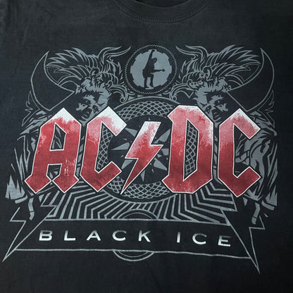 AC/DC Vintage Heavy Cotton Sun Faded Y2K Graphic T-Shirt